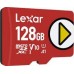 SD  Lexar PLAY MicroSDXC 128 GB Class 10 UHS-I/U1 A1 V10 (LMSPLAY128G-BNNNG)