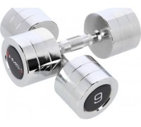 HMS ‎Dumbbells CHD09 chrome plated 2 x 9 kg