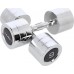 HMS ‎Dumbbells CHD09 chrome plated 2 x 9 kg
