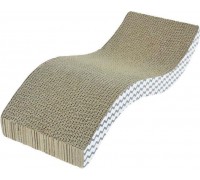 Cats Collection FOR CAT cardboard scratching mat + catnip 53x20x10 cm