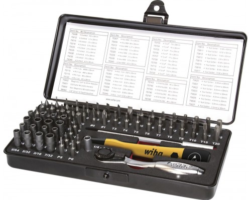 Wiha Micro-Bit Set 63 el. (39971)