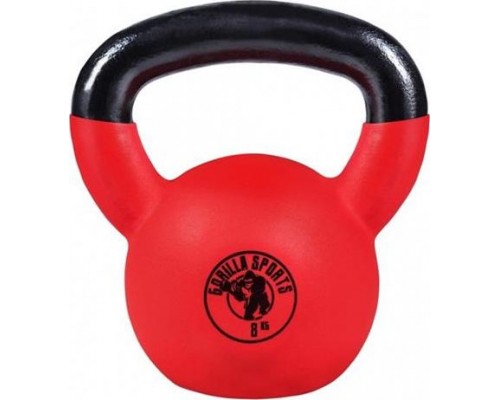 Gorilla Sports rubberized 8 kg