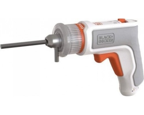 Black&Decker HEXDRIVER, cordless furniture screwdriver BCRTA01 (white/orange, 3.6 volts)