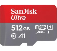 SD  SanDisk Ultra MicroSDXC 512 GB Class 10 UHS-I/U1 A1 (SDSQUAC-512G-GN6MA)