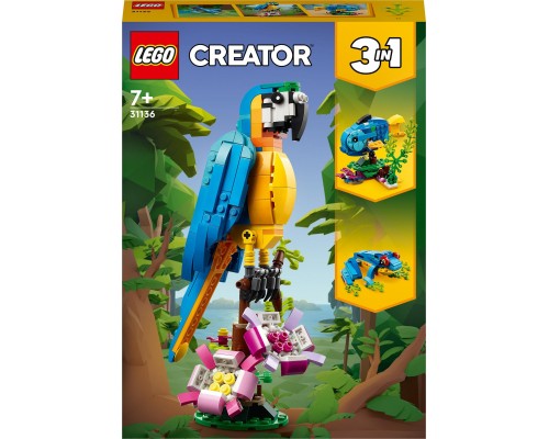 LEGO Creator 3-in-1 Eksotiskais papagailis (31136)