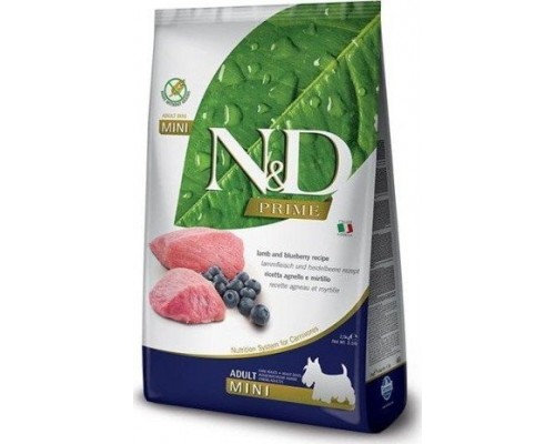 Farmina FARMINA N&D PRIME DOG LAMB AND BLUEBERRY ADULT MINI 800g