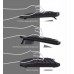 Perixx Perixx PERIDUO-505B, DE, wired USB ergonomic split keyboard and vertical mouse combo, black