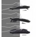 Perixx Perixx PERIDUO-505B, DE, wired USB ergonomic split keyboard and vertical mouse combo, black