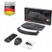 Perixx Perixx PERIDUO-606A DE, 3-in-1 keyboard and mouse set, wireless, ergon., black