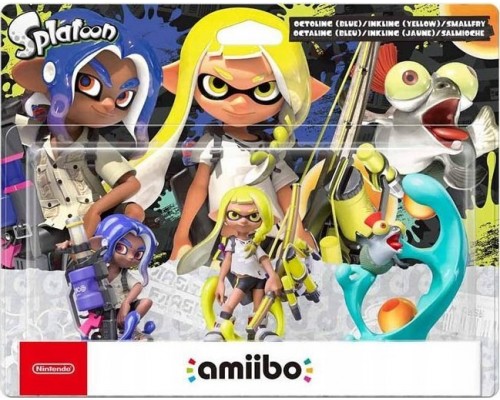 Nintenfor Figurki Amiibo Splatoon 3 / 3 Figurki: Octoling (Blue) / Inkling (Yellow) / Smallfry
