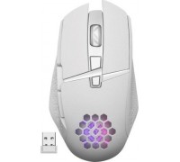 Defender bezprzewodowa Defender GLORY GM-514 optyczna 3200dpi biała RGB AKUMULATOR 7 przycisków Gaming