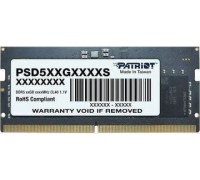 Patriot Signature, SODIMM, DDR5, 16 GB, 5600 MHz, CL46 (PSD516G560081S)