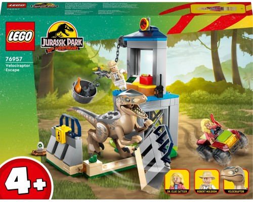 LEGO Jurassic World™ Velociraptora bēgšana (76957)