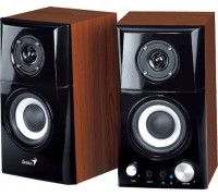 Genius Genius i SP-HF500A v2, 2.0, 16W, brązowo-czarny, regulacja głośności, wyjście słuchawkowe, 3,5 mm jack (USB)+ AUX, 100Hz~20