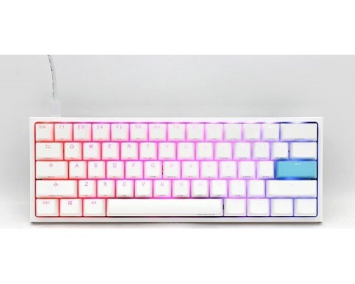 Ducky Ducky One 2 Pro Mini White Edition Gaming Keyboard, RGB LED - Gateron Yellow
