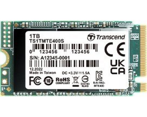 SSD Transcend MTE400S 1TB M.2 2242 PCI-E x4 Gen3 NVMe (TS1TMTE400S)