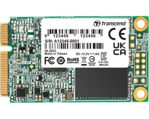 Transcend 220S 128 GB mSATA Serial ATA III 3D NAND