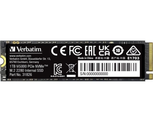 SSD Verbatim Vi5000 1TB M.2 2280 PCI-E x4 Gen4 NVMe (31826)
