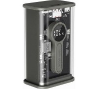 Gembird Transparentny 9000mAh Black