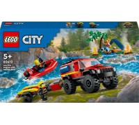 LEGO City Внедорожная пожарная машина со спасательной лодкой (60412)