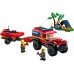 LEGO City Внедорожная пожарная машина со спасательной лодкой (60412)