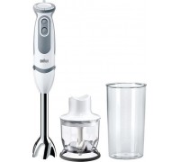 Braun Braun MultiQuick 9 MultiQuick 5 Vario MQ 5220 WH 0,6 l immersyjny 1000 W Gray, Stal nierdzewna, White