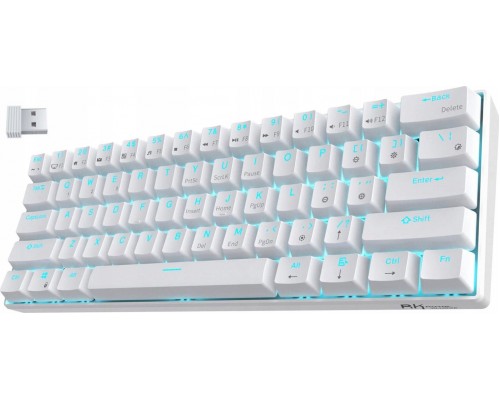 Royal Kludge  Royal Kludge RK61 RGB, Red Switch (White)