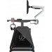 Gaming galds Ultradesk ULTRADESK Gaming galds dla gracza BOOSTER, 136x70,5 cm, 75 cm, podświetlenie RGB, uchwyt na słuchawki i napój