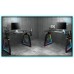 Gaming galds Ultradesk ULTRADESK Gaming galds dla gracza BOOSTER, 136x70,5 cm, 75 cm, podświetlenie RGB, uchwyt na słuchawki i napój