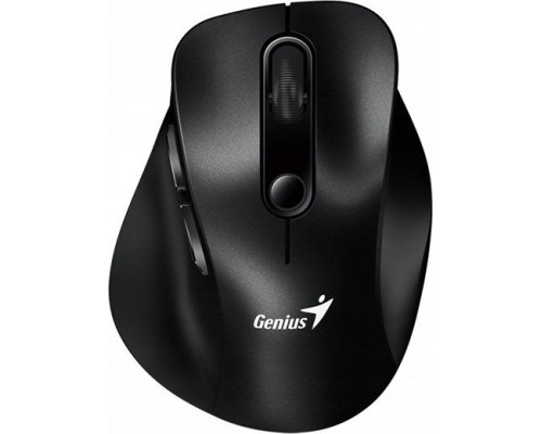 Genius Genius Ergo 9000S Mini Czarna Cichy klik Bluetooth 5.0 + 2,4GHz