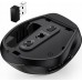 Genius Genius Ergo 9000S Mini Czarna Cichy klik Bluetooth 5.0 + 2,4GHz
