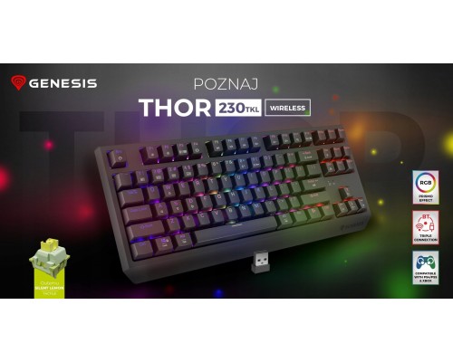 GENESIS Thor 230 TKL Outemu Silent Lemon (NKG-2108)