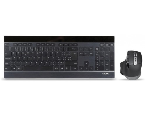 Rapoo RAPOO zestaw klawiatury i myszy 9900M multi-mode bezdrátowy ultra-slim CZ/SK czarny