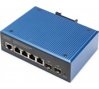 Switch Digitus Digitus Przemysłowy  Gigabit Ethernet PoE, 4+2 porty,   warstwie  danych (L2)