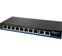 Switch Zintronic Switch POE URUS ZINTRONIC 8xPOE 2xUplink GIGABIT 120W HI-POE 65W