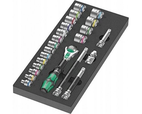 Wera Wera 9721 foam tray 8000 B Zyklop ratchet 3/8