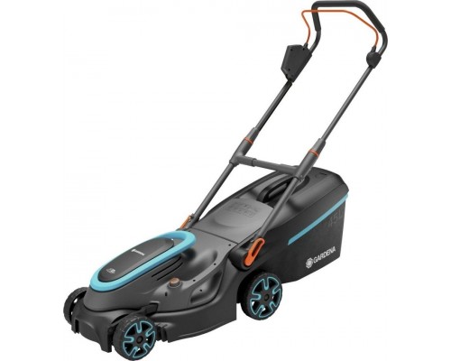 Gardena PowerMax 37/36V P4A Ready-To-Use Set, 36V (2x18V) (black/grey, 2x Li-Ion battery 4.0Ah)