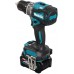 Makita Makita Cordless impact drill HP001GD201 XGT, 40V (blue/black, 2x Li-Ion XGT battery 2.5Ah, MAKPAC)