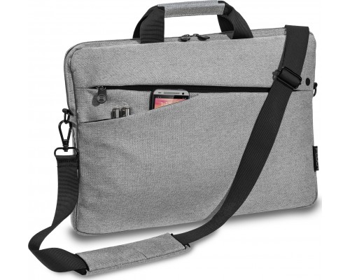 Pedea PEDEA Notebooktasche "Fashion" bis 15,6" (39,6cm) grau/schwarz