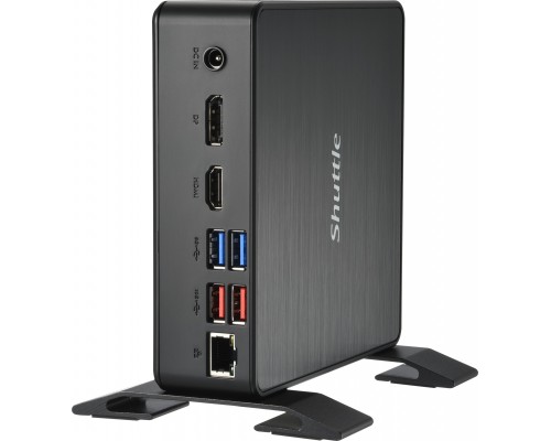 Komputer Shuttle NC40U7 komputer typu barebone 0.84L sized PC Black i7-1255U Intel SoC