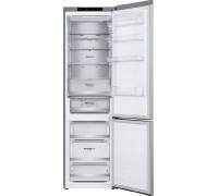 LG LG | Refrigerator | GBV3200CPY | Energy efficiency class C | Free standing | Combi | Height 203 cm | No Frost system | Fridge net capacity 277 L | Freezer net capacity 110 L | Display | 35 dB | Silver