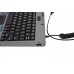 Gamber-Johnson Gamber-Johnson 7160-1449-00 klawiatura do urządzeń mobilnych Czarny, Szary USB QWERTY US English