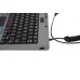 Gamber-Johnson Gamber-Johnson 7160-1449-00 klawiatura do urządzeń mobilnych Czarny, Szary USB QWERTY US English