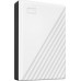 HDD WD WD My Passport WDBR9S0060BWT - Festplatte - verschlusselt - 6 TB - extern (tragbar) - USB 3.2 Gen 1 - 256-Bit-AES - weiss