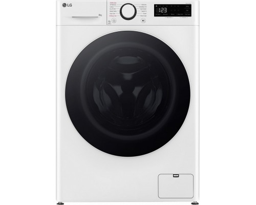LG LG | Washing Machine | F2WR508S0W | Energy efficiency class A-10% | Front loading | Washing capacity 8 kg | 1200 RPM | Depth 47.5 cm | Width 60 cm | LED | Steam function | Direct drive | White