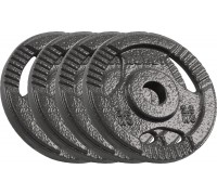 Rebel Čugura svaru komplekts 4x2.5kg, 31mm caurums, disks ar rokturi, REBEL ACTIVE  