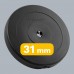 Rebel Set obciążeń bituminousch 2x15kg, otwór 31mm, plate klasyczny, REBEL ACTIVE