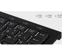 Podkładka Keysonic KeySonic KSK-3011ELC (DE) klawiatura USB QWERTZ Niemiecki Czarny