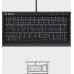 Podkładka Keysonic KeySonic KSK-3011ELC (DE) klawiatura USB QWERTZ Niemiecki Czarny