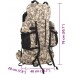vidaXL vidaXL Plecak turystyczny, camelowo-brązowe moro, 80 L, tkanina Oxford